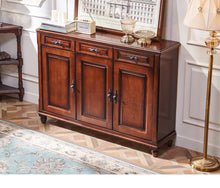 Load image into Gallery viewer, NAOMI Boston Hilton Buffet Sideboard Cabinet American Country Solid Wood for Cloth Wine Shoe ( 2 Design )