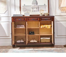Load image into Gallery viewer, NAOMI Boston Hilton Buffet Sideboard Cabinet American Country Solid Wood for Cloth Wine Shoe ( 2 Design )