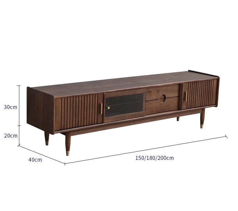 Adrianna HYATT Solid Wood TV Console Cabinet ( 3 Size 4 Colour )