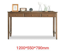 Load image into Gallery viewer, Hugo Nordic Solid Wood Desk American Oak Computer