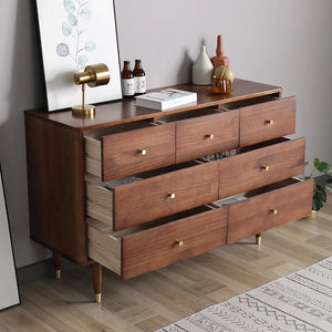 LANDON Dresser Scandinavian Modern 7 Chest of Drawers 119 cm