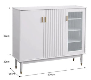Brandon Cabinet for Storage / Shoe Cupboard Solid Wood