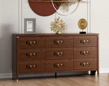 Load image into Gallery viewer, Juan Japanese Style Solid Wood Frame Chest of Drawers Cabinet