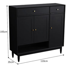 Load image into Gallery viewer, DIANA SWEDEN Buffet Sideboard Shoe Cabinet All Solid Wood ( 2 Size 4 Colour )