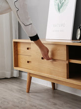 Load image into Gallery viewer, JANE RITZ TV Console Japanese Nordic Design Hard Wood Cabinet