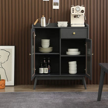Load image into Gallery viewer, Catalina MARRIOTT Buffet Sideboard Cabinet Scandinavian Hardwood ( 4 Color, Walnut, Grey, Black, White )