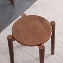 Load image into Gallery viewer, DAMIAN Scandinavian Stool Nordic Solid Wood
