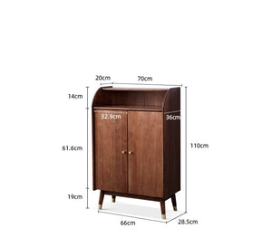 VIVIAN COURTYARD Buffet Cabinet for Cloth, Wine, Shoe Etc ( Grey, Walnut, Natural, White Color )