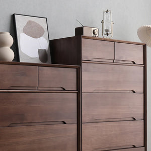 ANN Scandinavian Solid Wood Chest of Drawers Cabinet Storage ( 4 Color 2 Size )