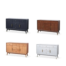 Load image into Gallery viewer, RYLEE COURTYARD Buffet Cabinet for Cloth, Wine, Shoe Etc ( Grey, Walnut, Natural, White Color ) Chest of Drawers
