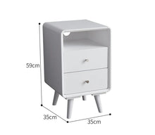 Load image into Gallery viewer, WESTON Nordic Solid Wood Bedside Lamp Table Scandinavian