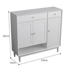 Load image into Gallery viewer, DIANA SWEDEN Buffet Sideboard Shoe Cabinet All Solid Wood ( 2 Size 4 Colour )