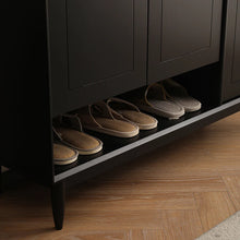 Load image into Gallery viewer, Elise SWEDEN Buffet Sideboard Hardwood Scandinavian Cloth Shoe Cabinet 4 Color 2 Size