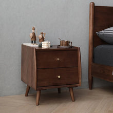 Load image into Gallery viewer, ZURI MARRIOTT Bedside Table Solid Wood Scandinavian Nordic Bedroom ( 4 Colours )