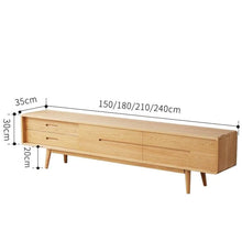 Load image into Gallery viewer, JANE RITZ TV Console Japanese Nordic Design Hard Wood Cabinet
