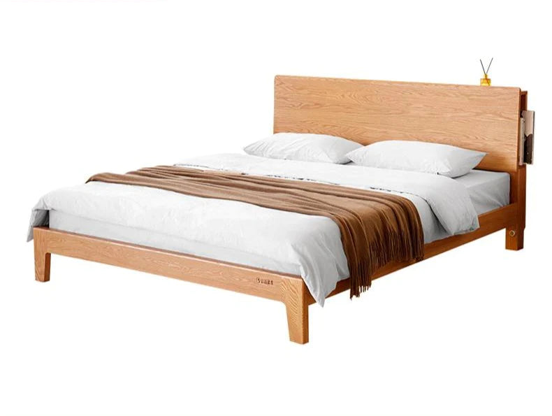 BRYSON Japanese Nordic Bed  Solid Wood