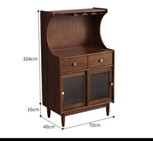 Load image into Gallery viewer, ADELAIDE Scandinavian Hutch Buffet Wine Cabinet Solid Wood Sideboard ( 4 Color 2 Size )
