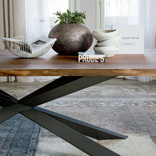 Load image into Gallery viewer, AUTUMN Nordic Minimalist Solid wood Dining Table Industrial Style