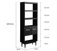 Load image into Gallery viewer, ISABEL HYATT Bookcase Nordic Solid Wood Bookshelf Display Cabinet ( 2 Size 4 Color )