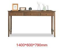 Load image into Gallery viewer, Hugo Nordic Solid Wood Desk American Oak Computer