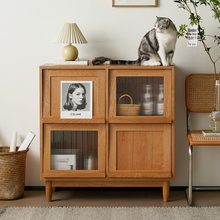 Load image into Gallery viewer, TALIA Wood Bookcase with Tilt Up Door