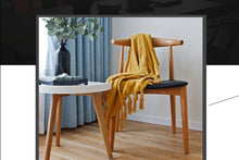 Load image into Gallery viewer, XANDER Nordic Solid Wood Dining Chair Executive Writing Horn Design Seating