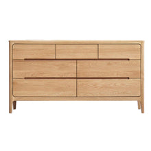 Load image into Gallery viewer, WAREHOUSE SALE GAVIN Pure Solid Wood 7 Drawers commode Nordic Scandinavian ( Discount Price $ 1499 Special Price $1299 )
