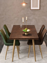 Load image into Gallery viewer, Nicolas CARLTON Herringbone Dining Table Designer Solid Wood