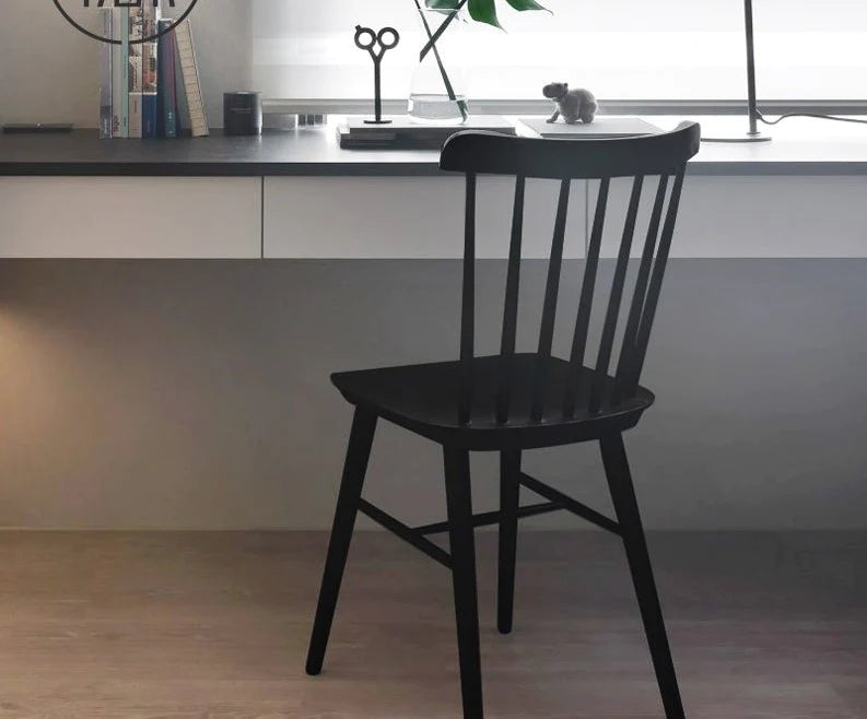 SIGNE Scandinavian Nordic American Solid Wood Dining Chair ( Available in 6 Colour )