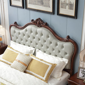 KINSLEY Boston Hilton Bed Luxury American Solid Wood ( 2 Size Option Bedside )
