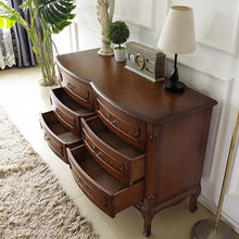 Load image into Gallery viewer, Eliana Sheraton Chest of Drawers Dresser Cabinet American Style Solid Wood