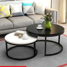 Load image into Gallery viewer, ANNABELLE Monochrome Round Coffee Table