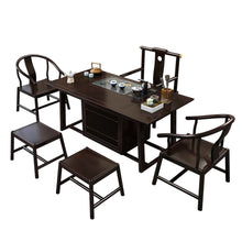 Load image into Gallery viewer, JANE NEW YORK RADISSON Imperial Dining Tea Table Oriental Design Solid Wood Chair Set