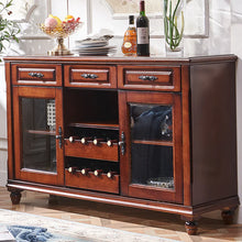 Load image into Gallery viewer, OLIVIA American Style Solid Wood Buffet Sideboard Cabinet