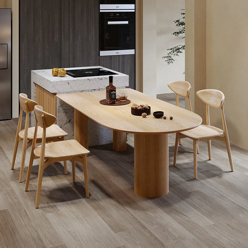 BRIELLA Modern REGIS Dining Table Nordic Solid Wood