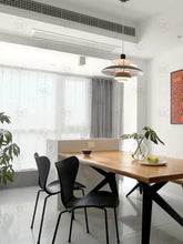 Load image into Gallery viewer, LINDSEY Radisson Scandinavian Nordic Dining Table Solid Wood Slab Live Edge / Straight Edge