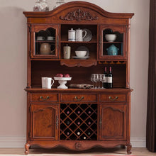 Load image into Gallery viewer, SOPHIE BOSTON Glass Display Buffet Hutch American Classic Solid Wood Wine Cabinet ( 10 Size and Design )