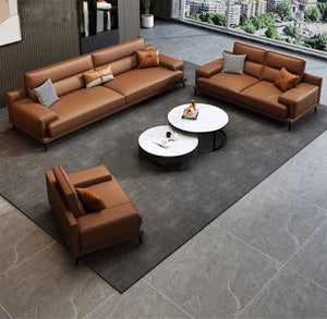 KORSA Modern Leather Sofa